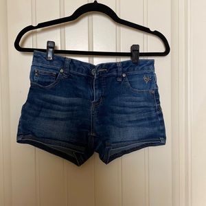 Justice denim shorts size 12R